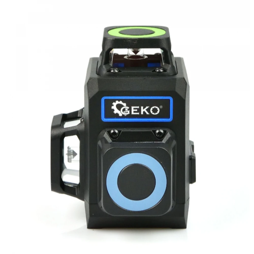 3D 360 градуса самонивелиращ се лазер 12x зелени линии - GEKO G03308