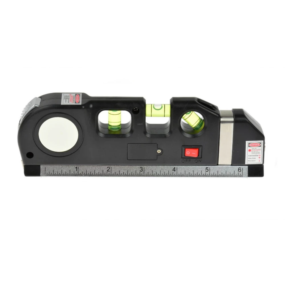 Многофункционален лазерен нивелир с линийка 2,5 м GEKO G03310