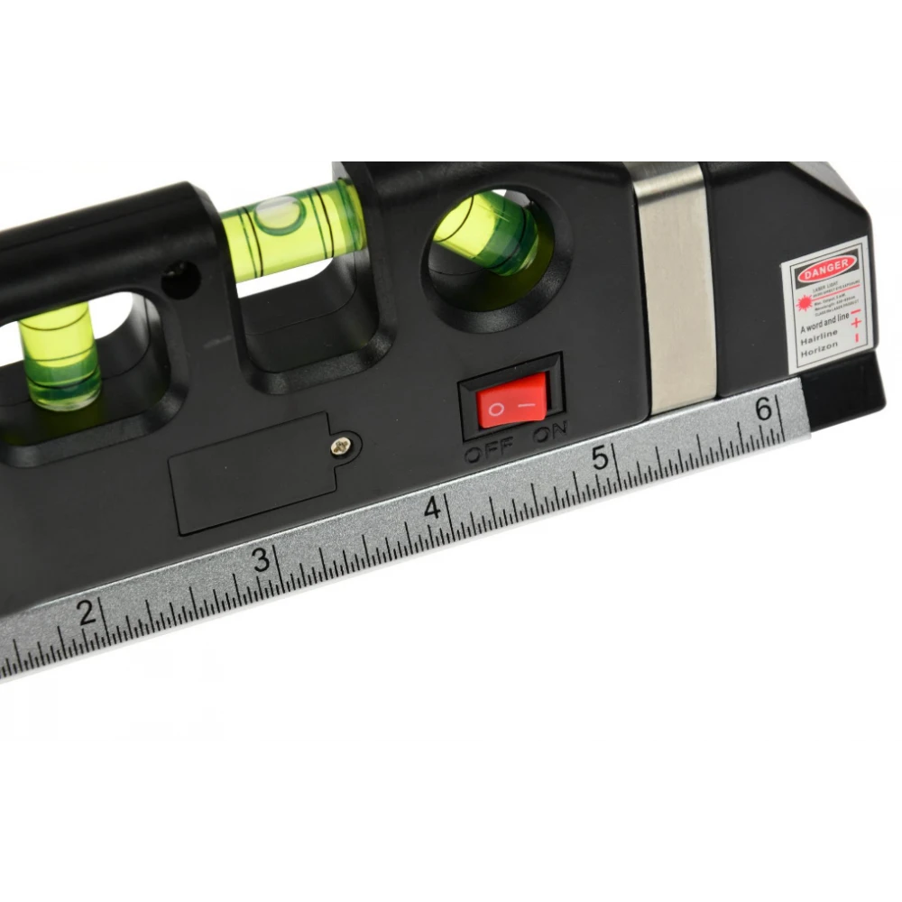 Многофункционален лазерен нивелир с линийка 2,5 м GEKO G03310