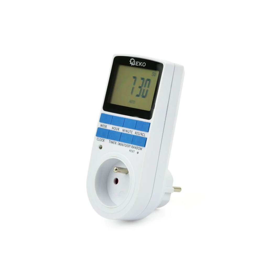 Контакт с таймер, превключвател за включване/изключване, 16 програми - G03346