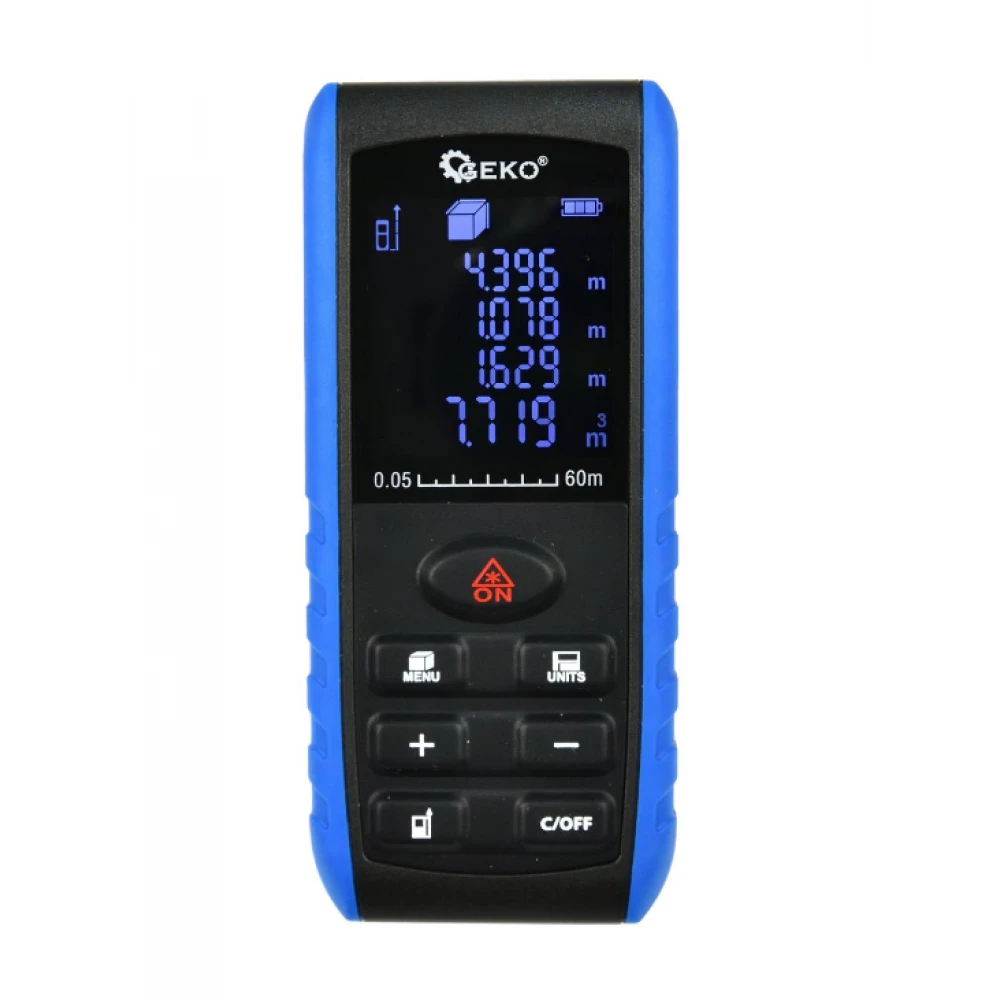 Лазерен далекомер 60 м LCD HD - GEKO G03356