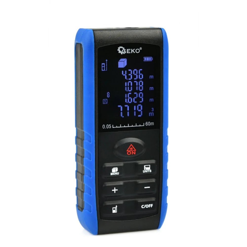 Лазерен далекомер 60 м LCD HD - GEKO G03356