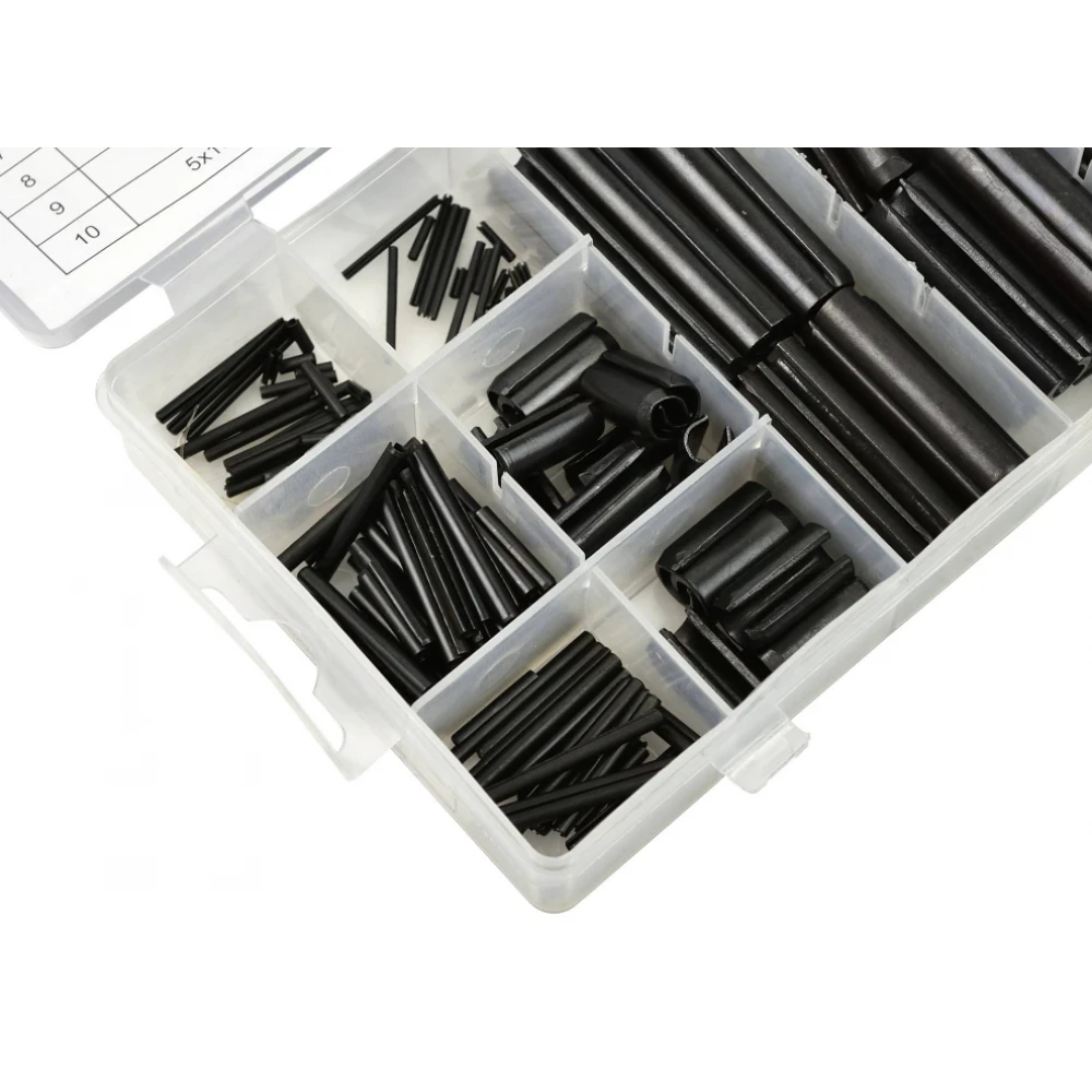 Комплект пружинни щифтове MIX, пружинна стомана, 315 броя - G03601