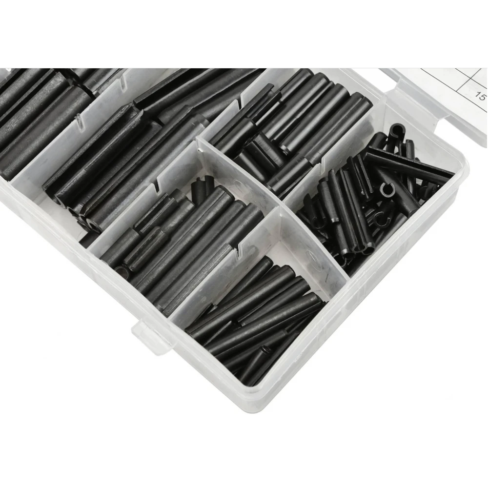 Комплект пружинни щифтове MIX, пружинна стомана, 315 броя - G03601