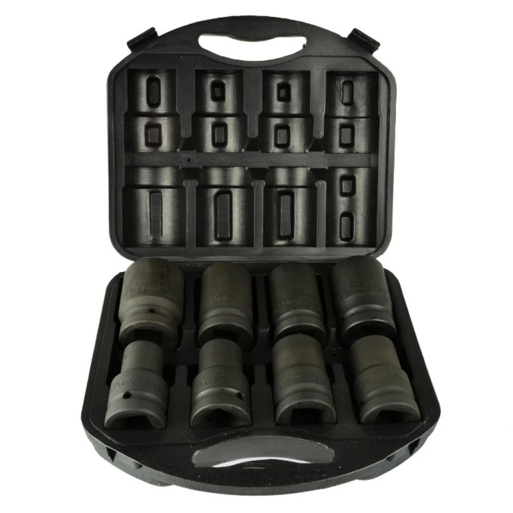 Комплект ударни вложки / камъни 1" 19-41мм 8 части GEKO G10074