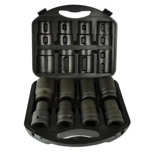 Комплект ударни вложки / камъни 1" 19-41мм 8 части GEKO G10074