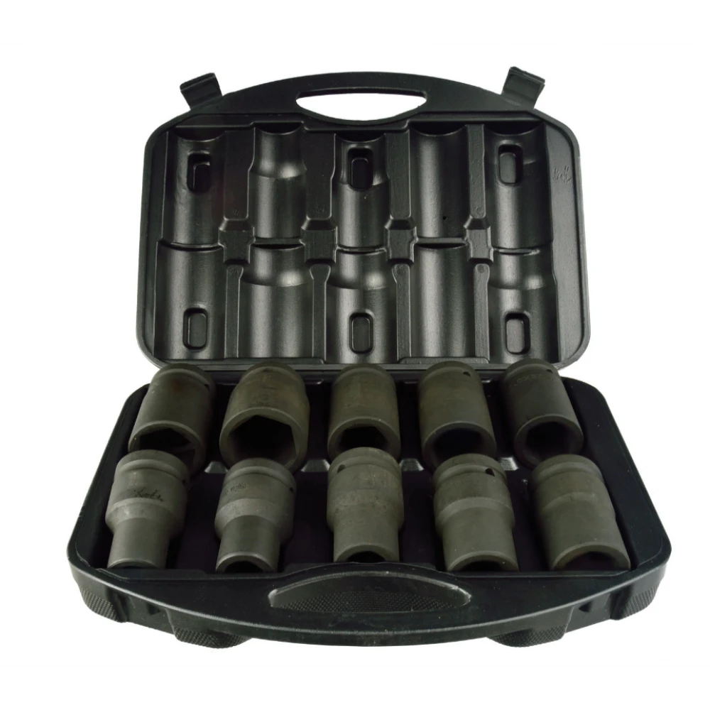 Комплект ударни вложки / камъни 1" 10 броя / 17-41мм G10075