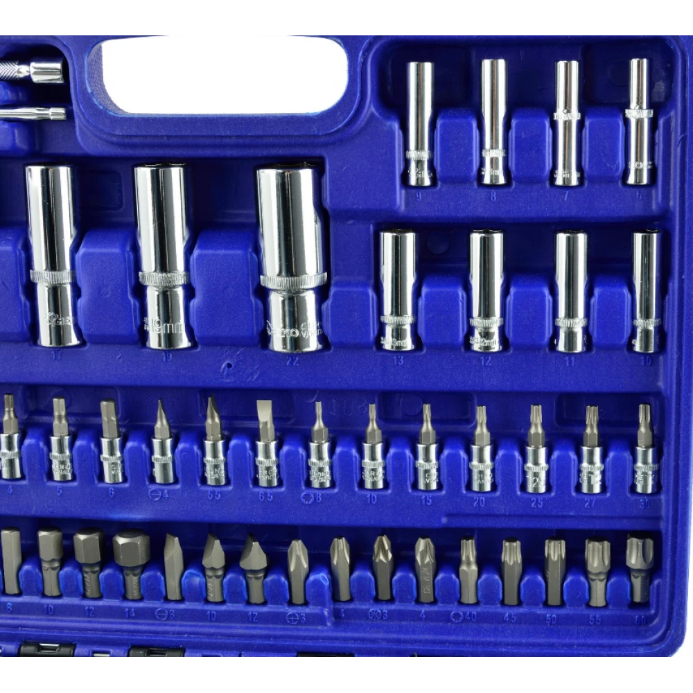 Комплект накидни и торкс ключове 1/2" и 1/4" 108 бр. GEKO G10101