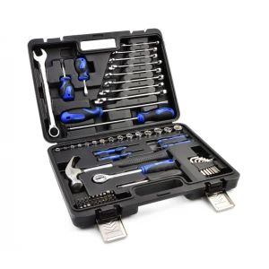 Комплект инструменти, 73 броя, 1/4", 3/8", Cr-V стомана - G10108