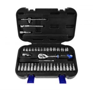 Комплект гаечни ключове 1/4" 38 части GEKO G10152