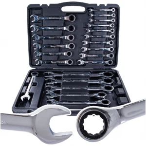 К-кт звездогаечни ключове с тресчотка 22 броя 6-32 мм G10341