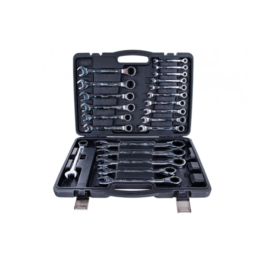 К-кт звездогаечни ключове с тресчотка 22 броя 6-32 мм G10341