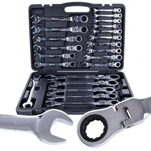 К-кт звездогаечни ключове с тресчотка и чупеща глава 22 броя 6-32 мм G10342