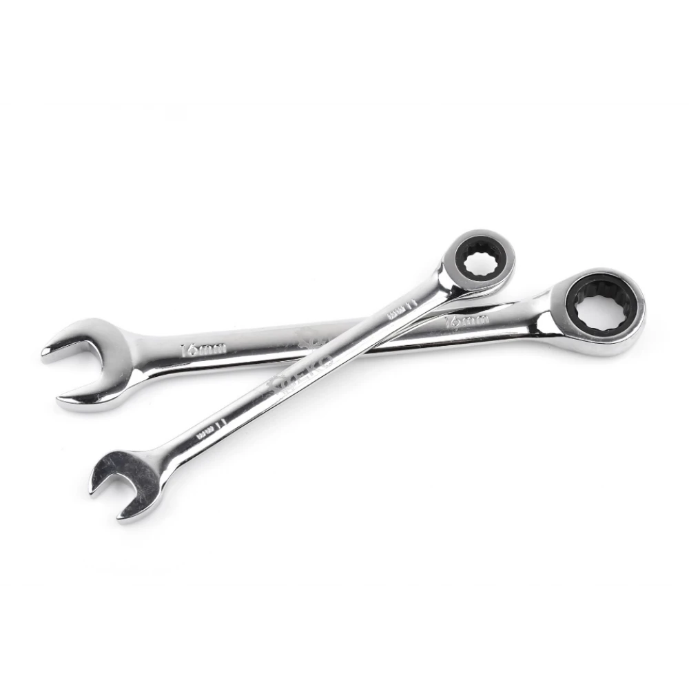 Комплект звездогаечни ключове с тресчотка 12 броя 8-19 мм G10343