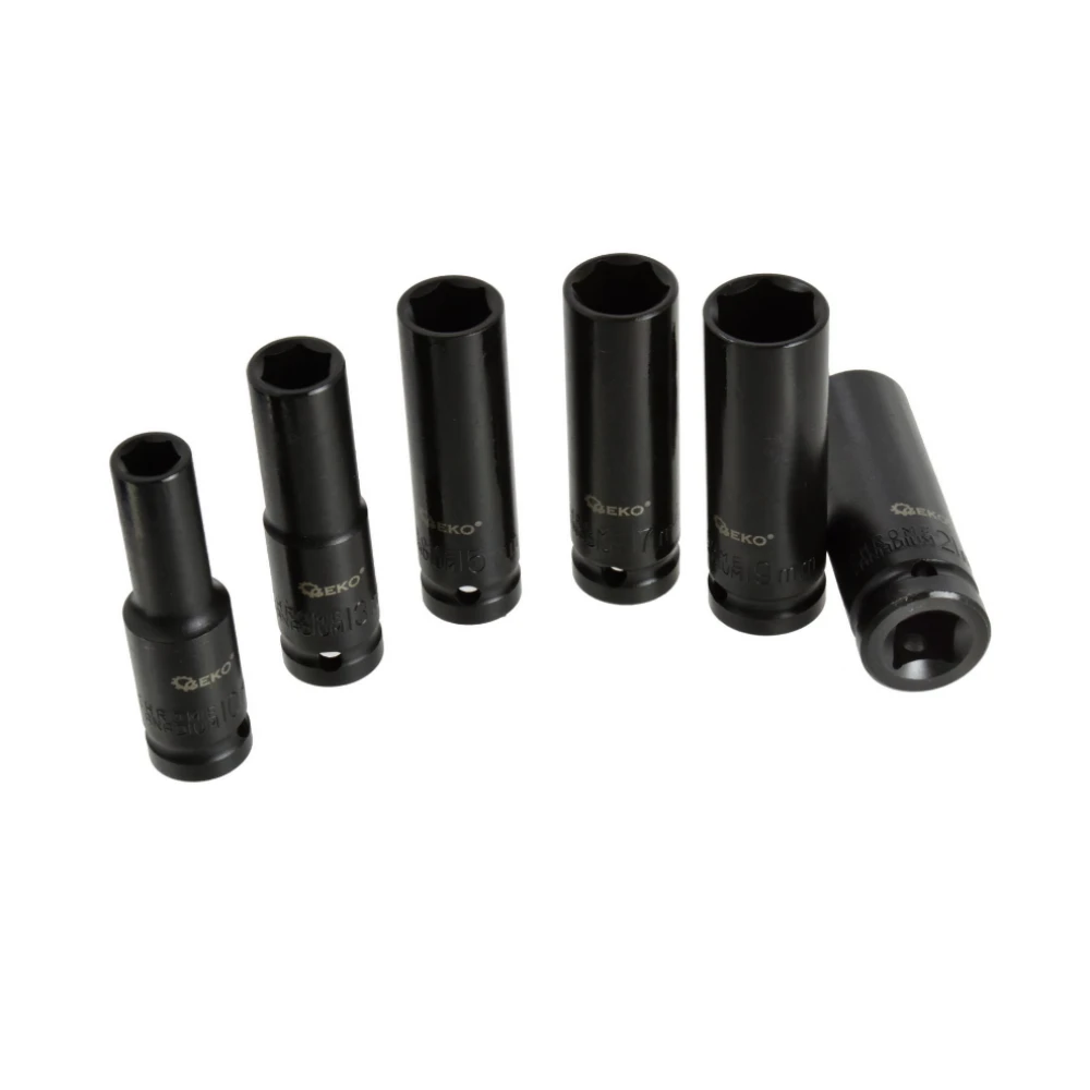 Комплект ударни удължени вложки, 1/2" 10-21 мм, 6 бр. - G10500