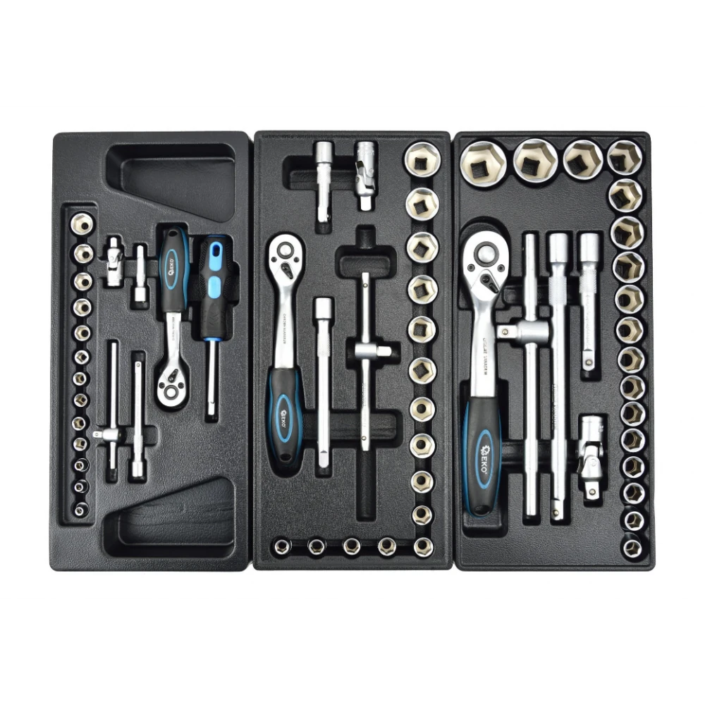 Количка с инструменти 245 части ( оборудвана ) с 6 чекмеджета G10831