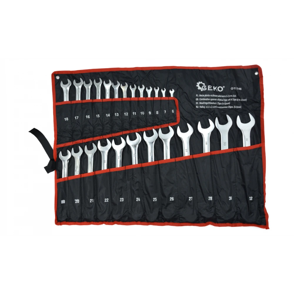 Комплект звездогаечни ключове, 6-32 мм, 25 броя - G11146