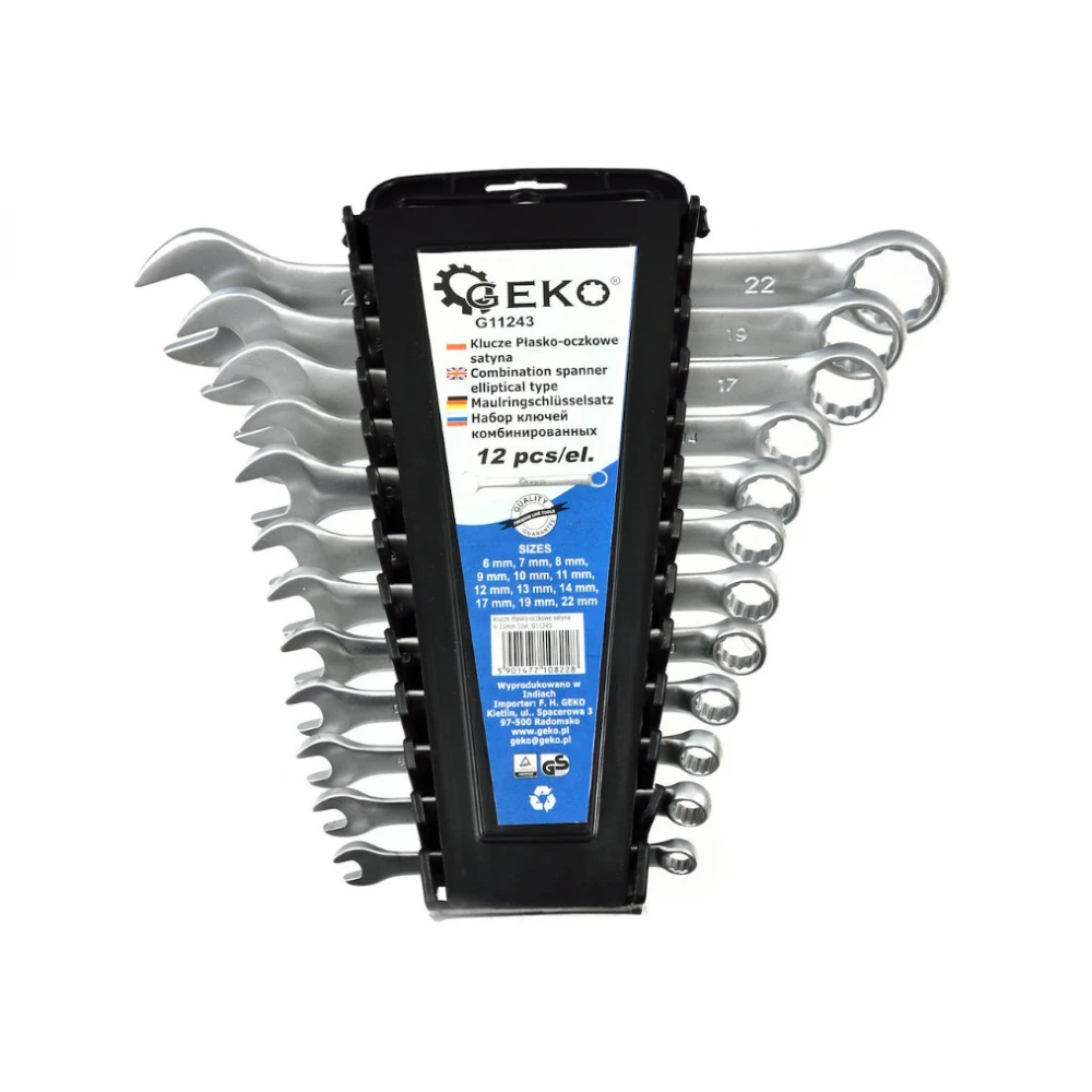Комплект звездогаечни ключове 6-22 мм 12 броя CRV - G11243