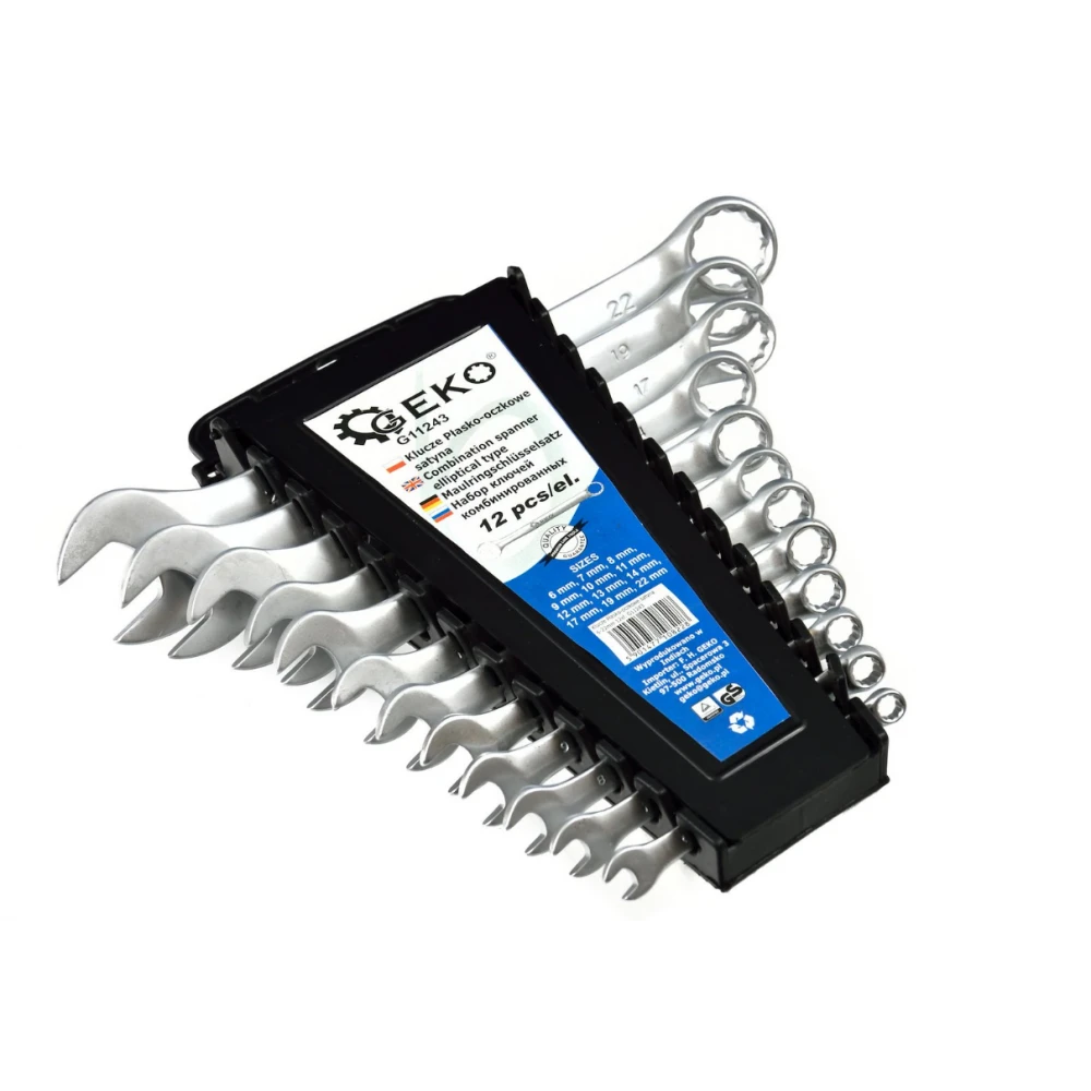 Комплект звездогаечни ключове 6-22 мм 12 броя CRV - G11243