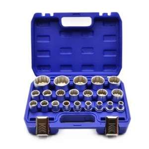 Комплект фасунги 21 бр. 12-точков 8-36 мм CRV 50 BV 30 - GEKO G13547