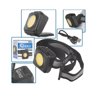 Удароустойчив челник с рефлектор, LED COB, 500mAh - G15117