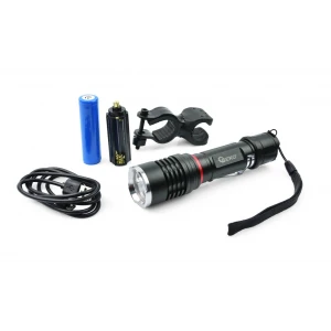 LED фенер CREE 10W 800lm + държач за велосипед - GEKO G15120