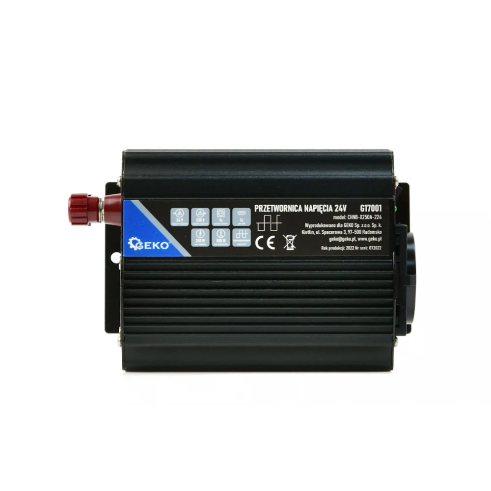 Преобразувател на напрежение 24V/230V - 250/500W - G17001