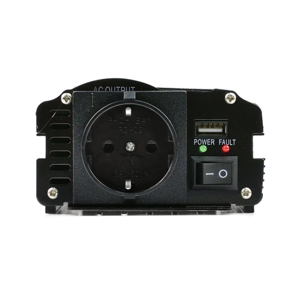 Преобразувател на напрежение 12 V/230 V 500/1000 W GEKO G17004