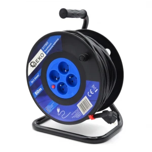 Електрически кабел на макара 3х1.5 мм2, 50 м - GEKO G17503