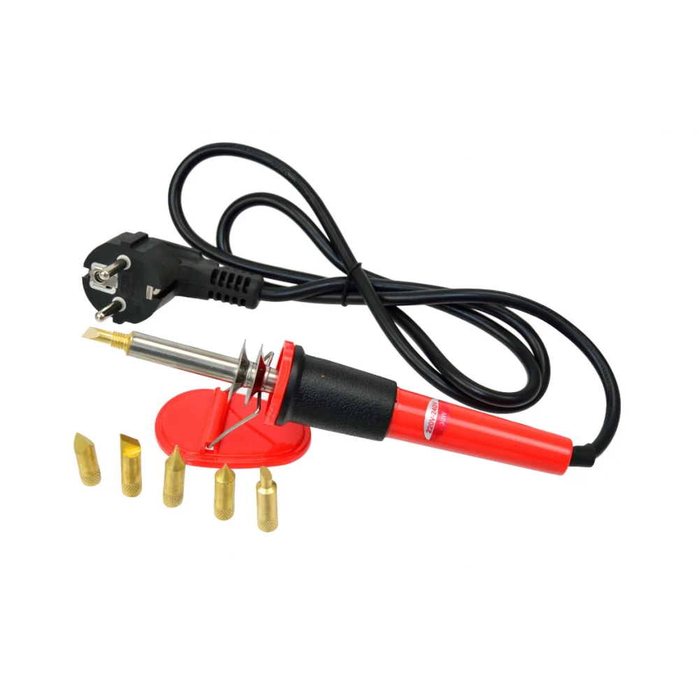 Горелка / поялник за дърво и кожа от 6 части GEKO G20051