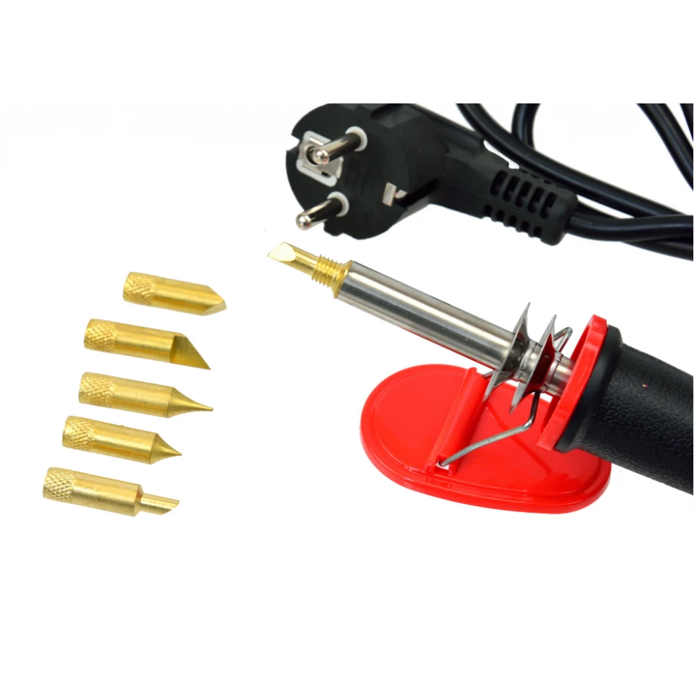 Горелка / поялник за дърво и кожа от 6 части GEKO G20051