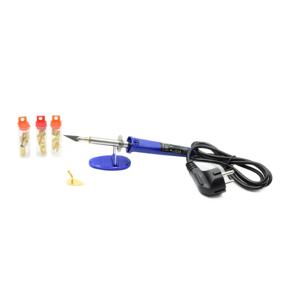 Горелка за кожа и дърво, с куфар, 60 W, с 23 накрайника - G20052