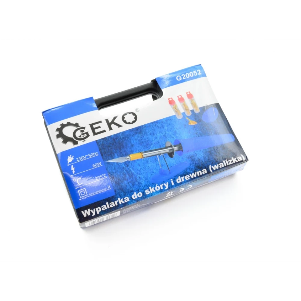 Горелка за кожа и дърво, с куфар, 60 W, с 23 накрайника - G20052