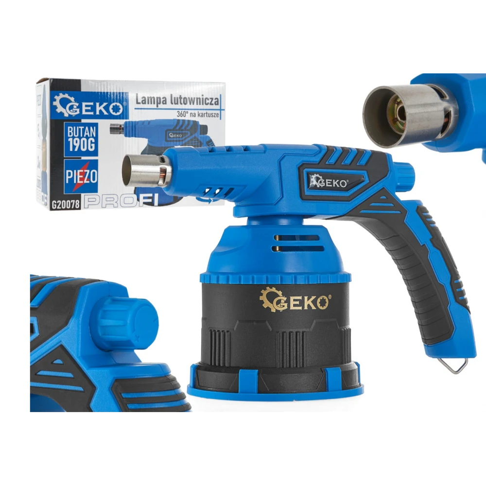 Газова горелка с пиезо запалване 360 градуса 190 гр. G20078