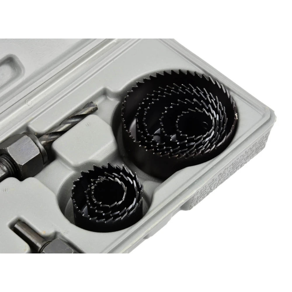 Боркорони за дърво 11 части, 19-64 мм GEKO G30001