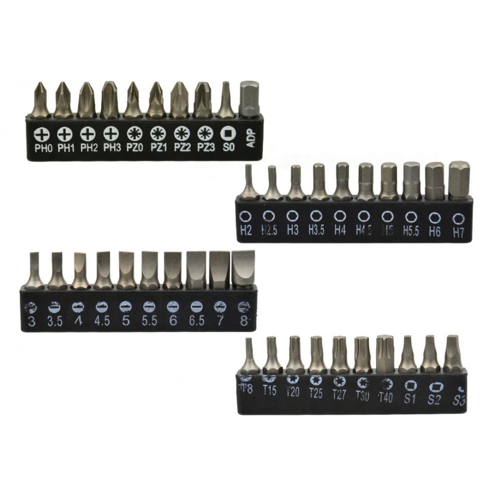 Комплект отвертки 59 бр. CRV GEKO (черен/жълт) G30558