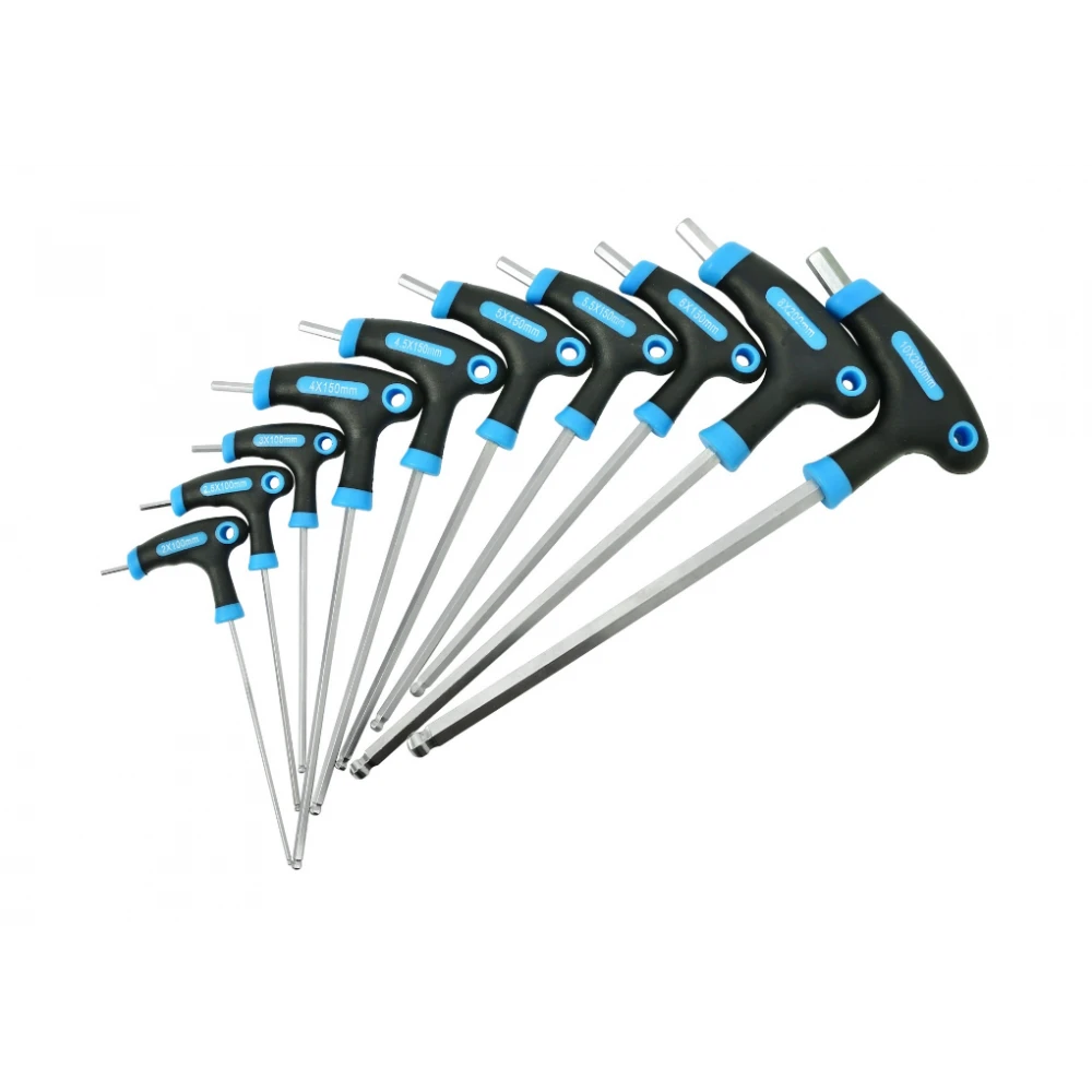Комплект отвертки, тип T, 2-10 мм, 10 броя шестограми HEX - G30590