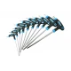 Комплект отвертки, тип T, 2-10 мм, 10 броя шестограми HEX - G30590