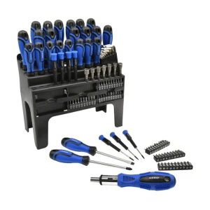 Комплект отвертки, битове, накрайници 122 части GEKO G32007