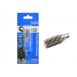 Фреза-пила за метал, волфрамов карбид, 10х20 мм, стебло 6 мм, (квадратна) - G37502