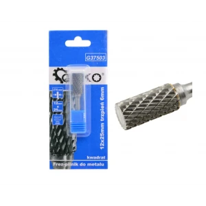 Фреза от волфрамов карбид, 12х25 мм, стебло 6 мм (квадратно) - G37503