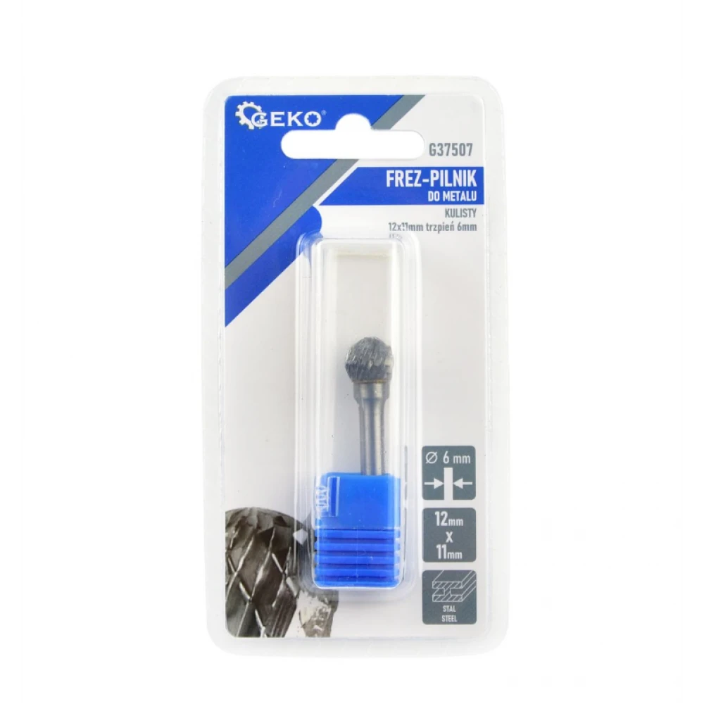 Фреза-пила за метал, 12х11мм, стебло 6 мм, (сферична) - G37507