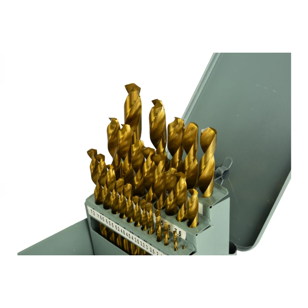 Комплект свредла за метал, 28 бр. 1.5 мм-13 мм - G38235