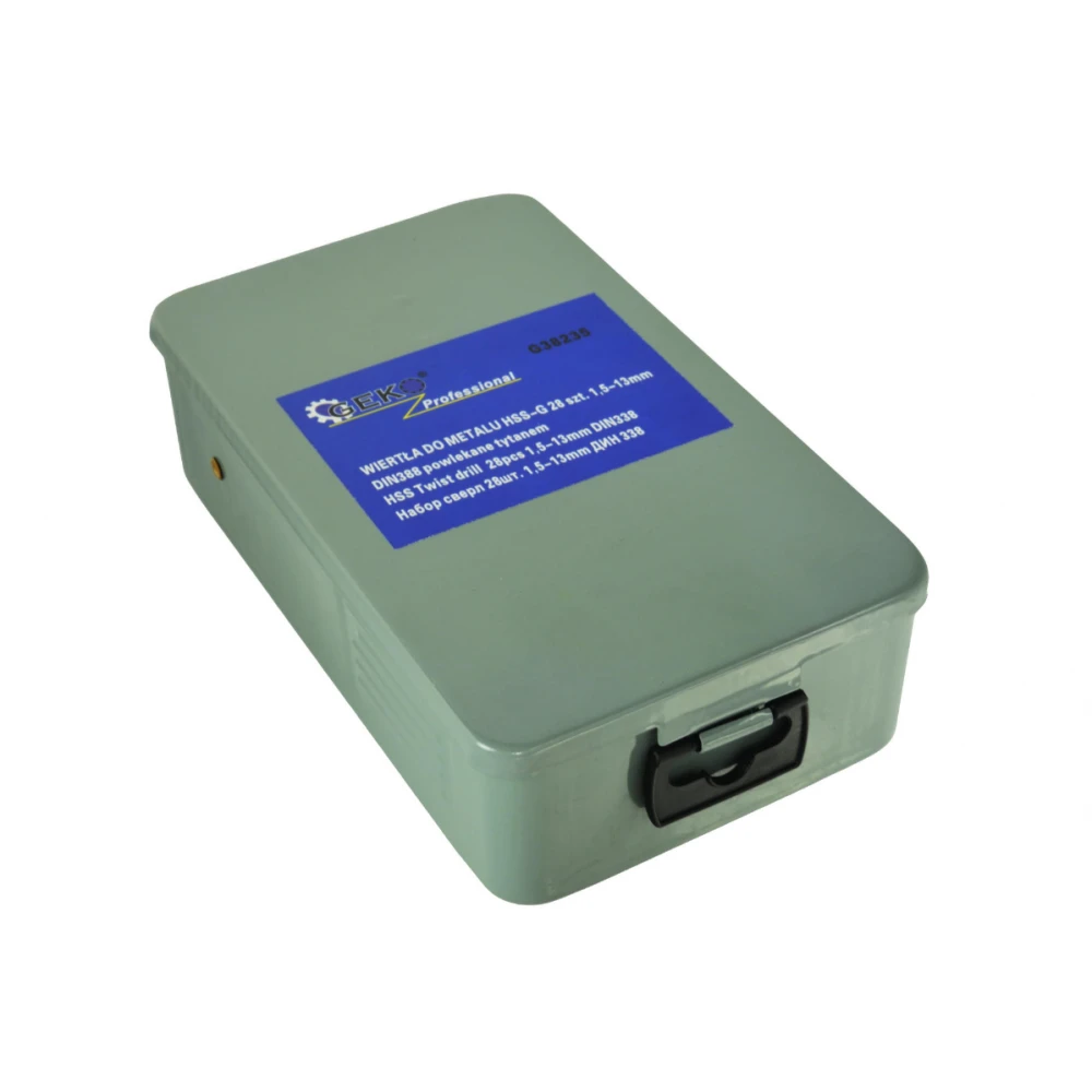 Комплект свредла за метал, 28 бр. 1.5 мм-13 мм - G38235