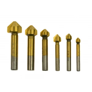 Комплект конични фрези HSS TiN 6.3-20.5 мм 6 бр. GEKO G38520