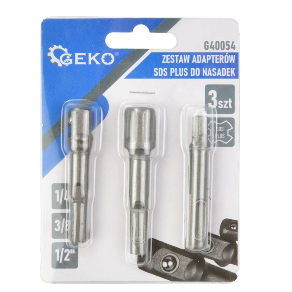 Комплект удължители за вложки, 1/2", 3/8", 1/4", 3 броя - G40054