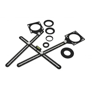 Шаблон за пренасяне на ъгли и отвори - 2 глави GEKO G64992