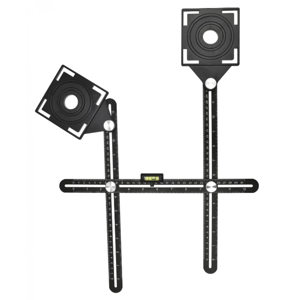 Шаблон за пренасяне на ъгли и отвори - 2 глави GEKO G64992