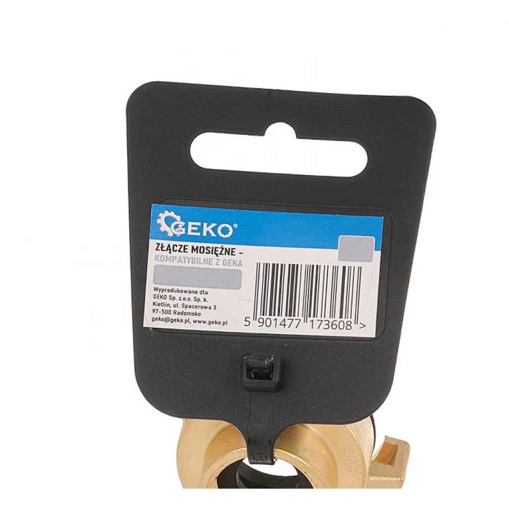 Месингов съединител за маркуч с GEKA връзка, 1" накрайник - G70130