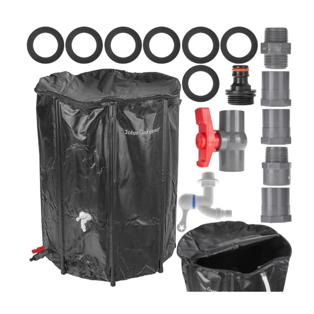 PVC сгъваем резервоар за дъждовна вода, 500 л - G73298